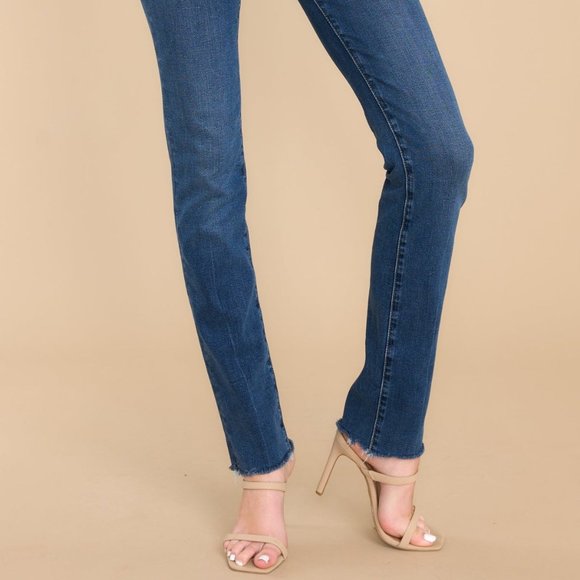 NWT $98 LEVI'S Women W 26"  L 32" 726 High-Rise Slim Straight Hypersoft Raw Hem - Picture 7 of 11